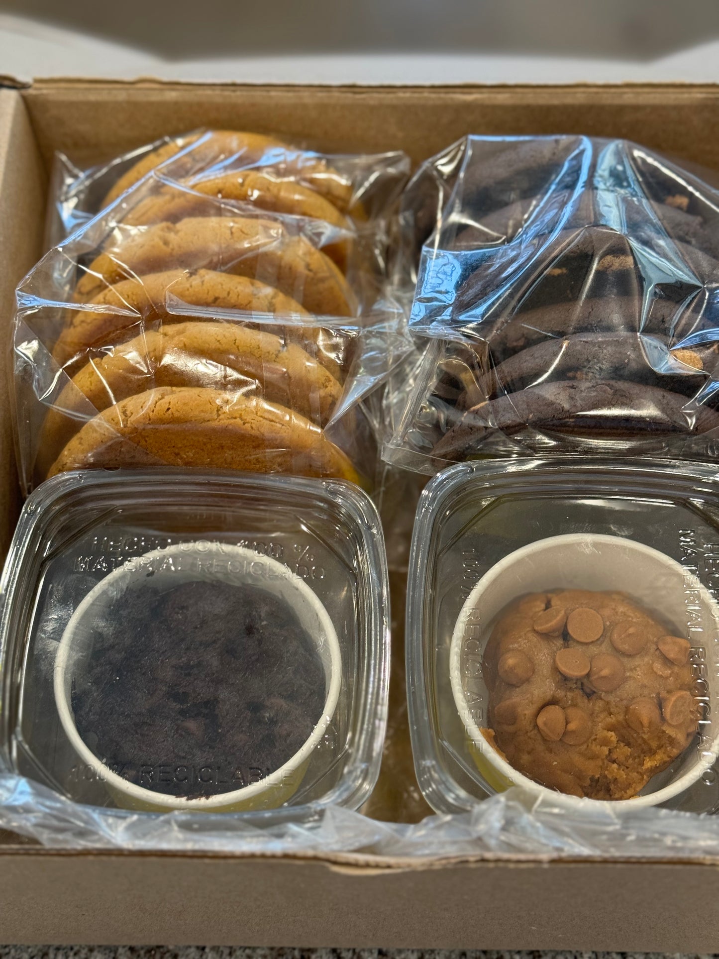 Double Davids Protein Cookie and Edible Cookie Dough Combo Box